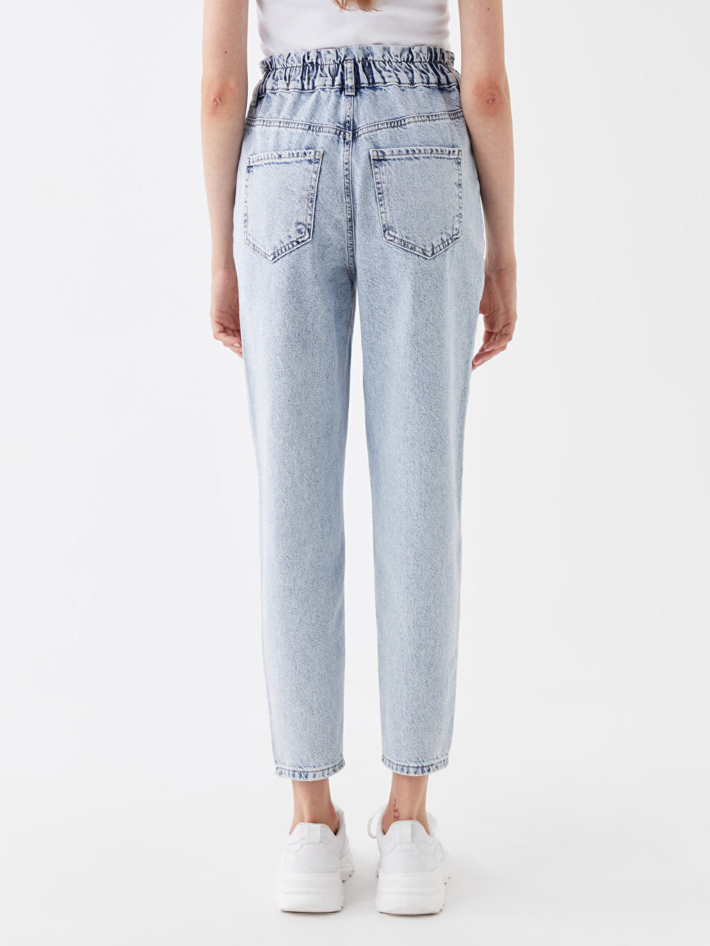 High Waist Slouchy Women's Jean Trousers