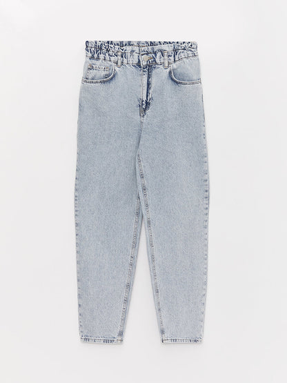 High Waist Slouchy Women's Jean Trousers