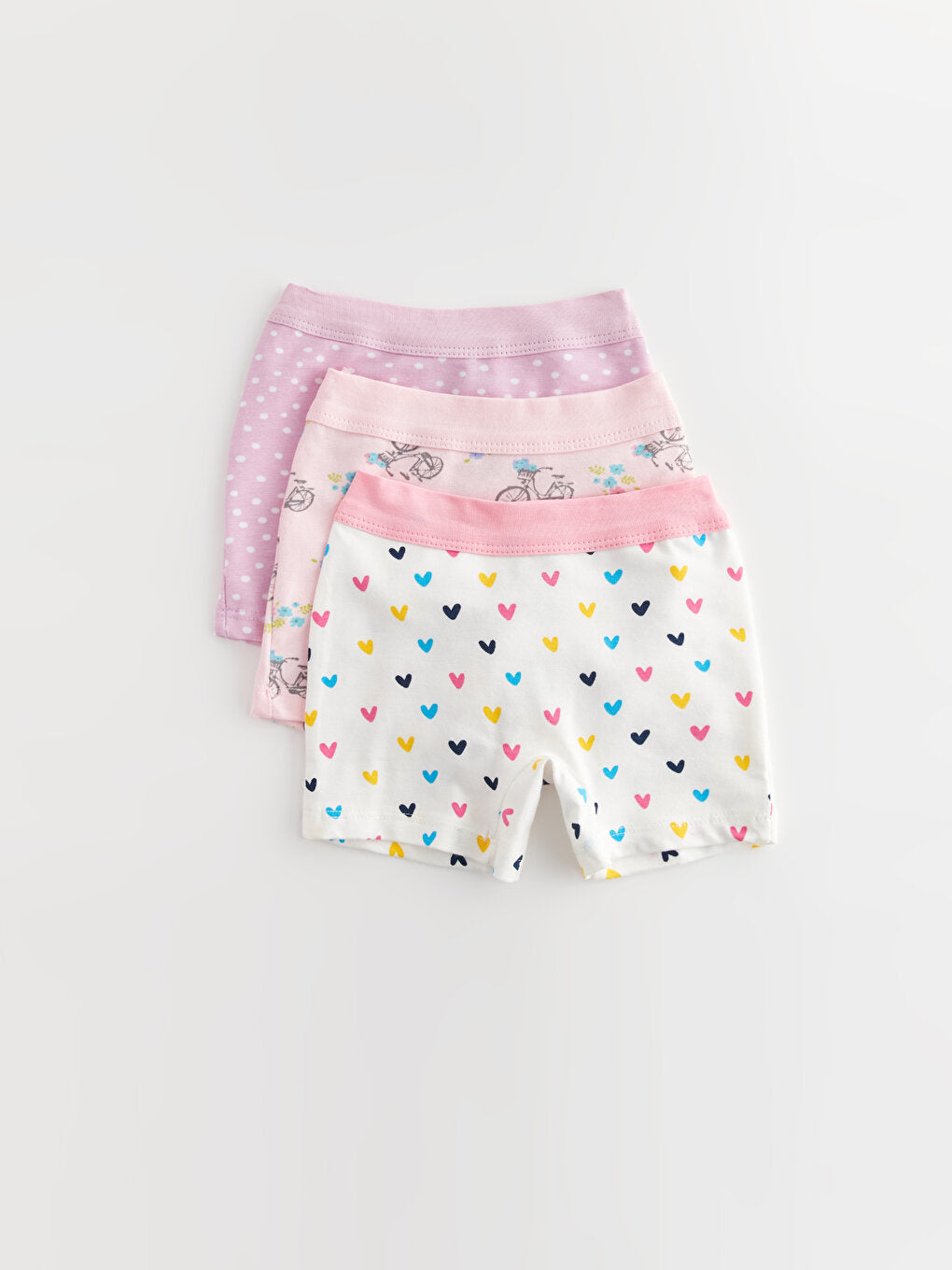 Printed Girls' Boxer 3-Piece