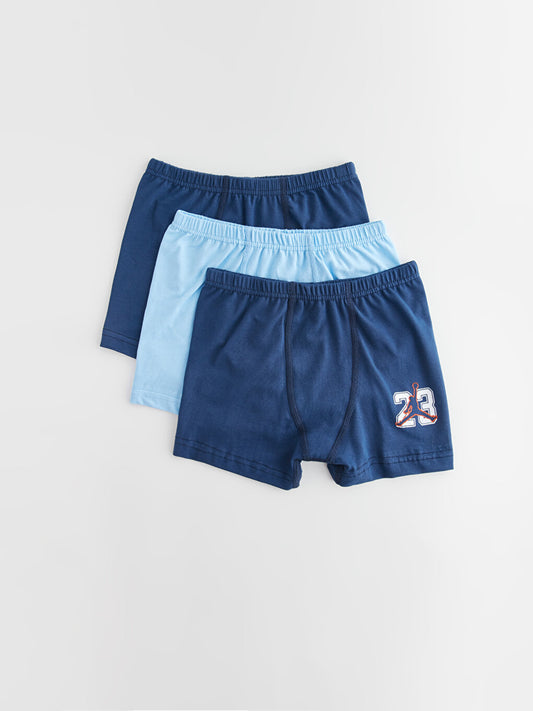 Printed Boy's Boxer 3-Piece