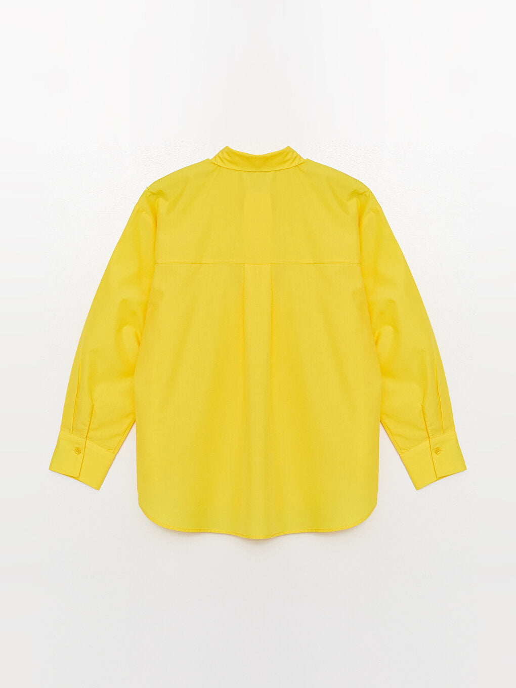 Plain Long Sleeve Oversize Women's Shirt