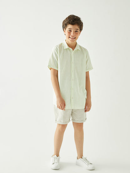 Short Sleeve Boy Shirt