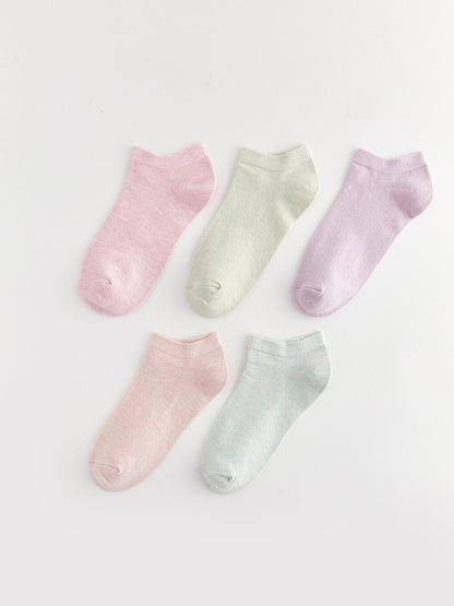 Women's Flat Booties Socks Pack of 5