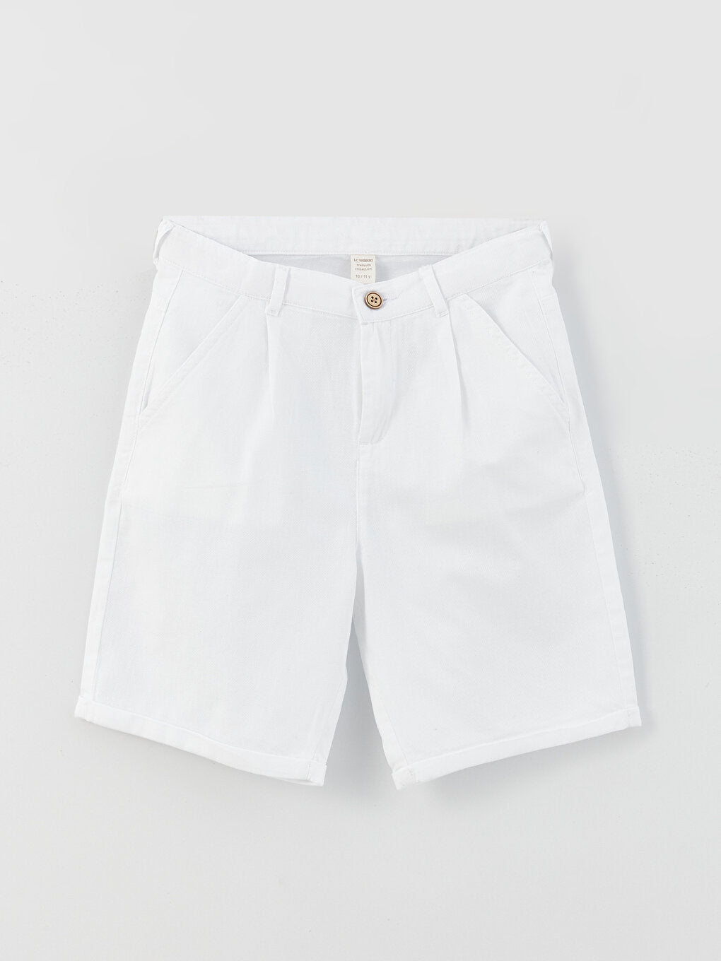 Comfortable Fit Linen Blend Boy's Shorts