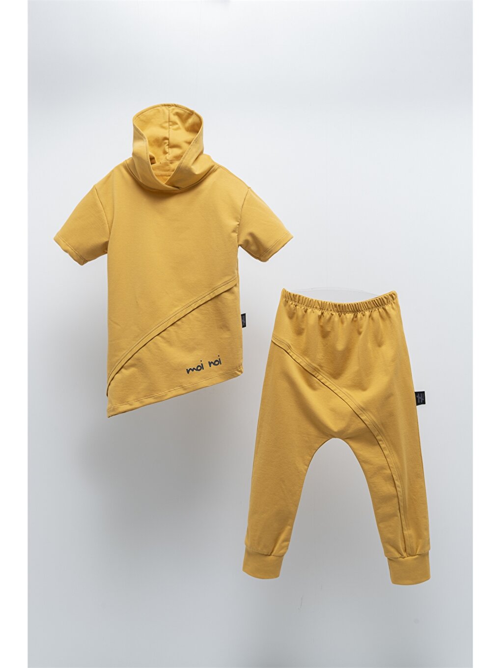 Hooded Baby Boy Sweatshirt and Tracksuit Bottom 2-Piece Set