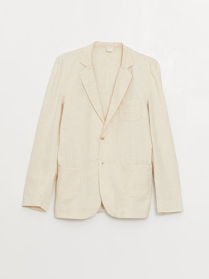 Linen Blend Boy's Jacket