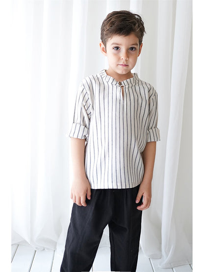 Baby Boy Shirt and Trousers 2-pack