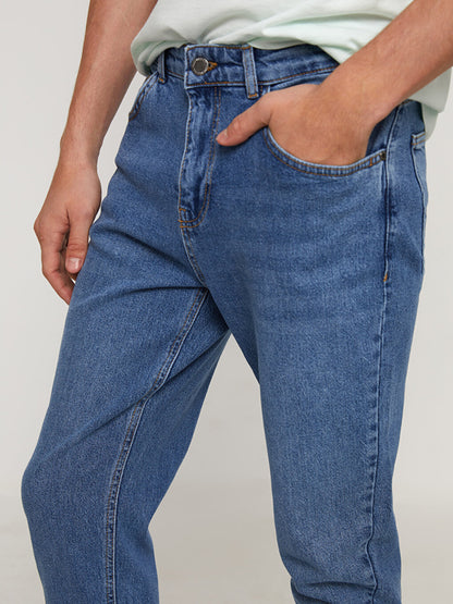 Loose Fit Men's Jean Trousers