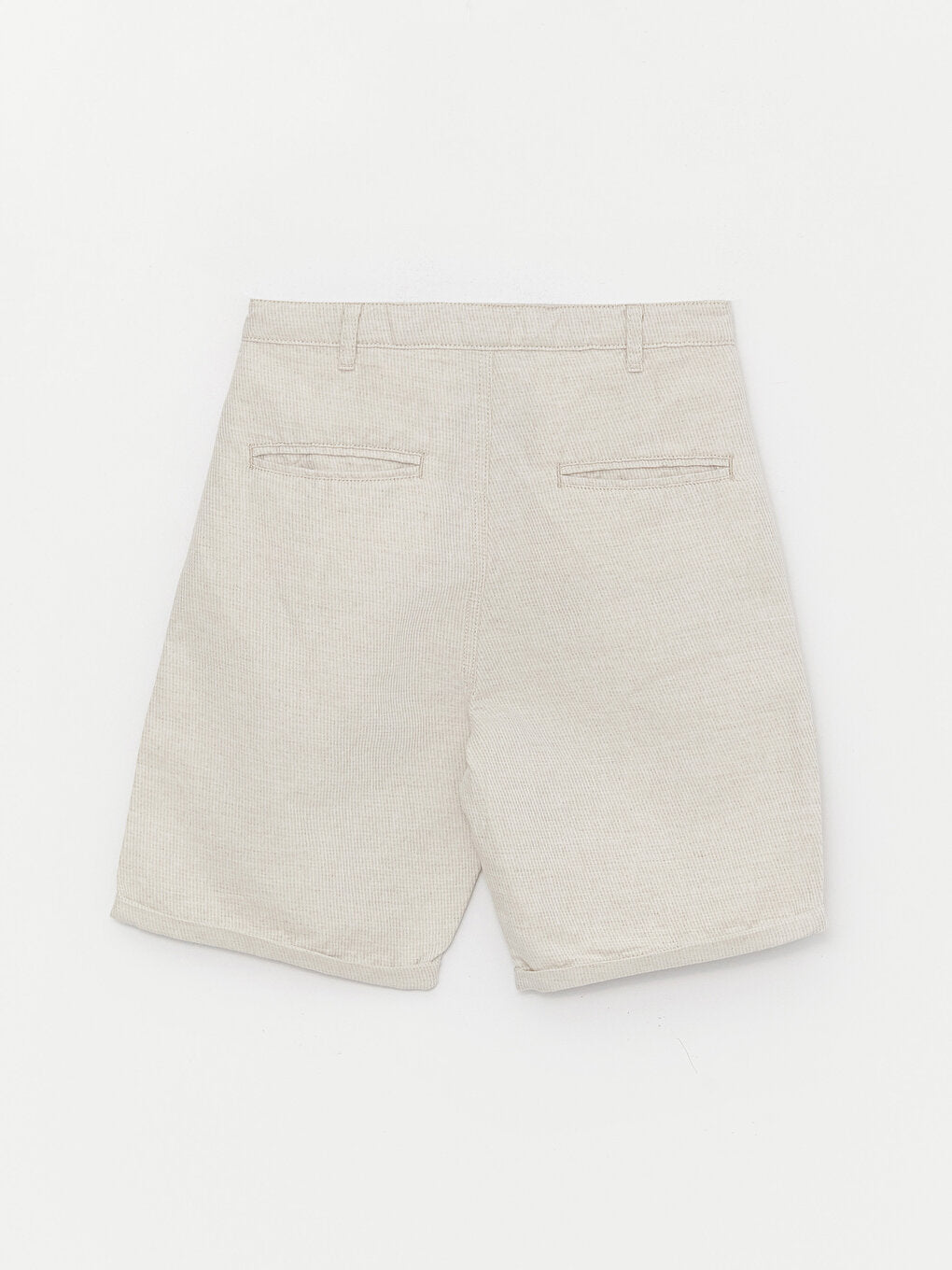 Comfortable Fit Linen Blend Boy's Shorts