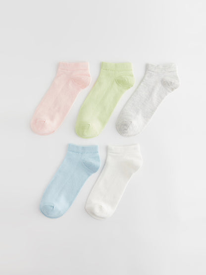 Women's Flat Booties Socks Pack of 5