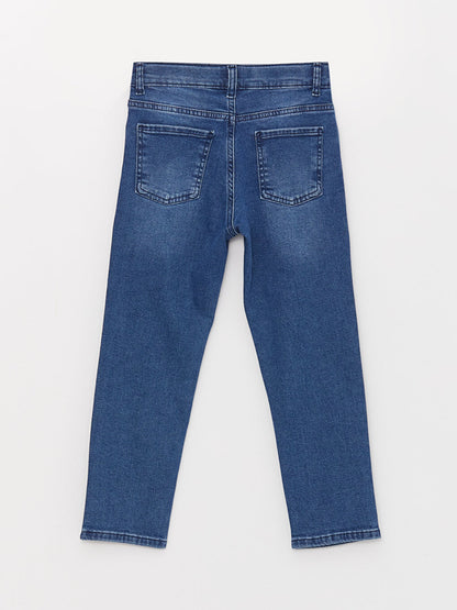 Ripped Detailed Boy Jean Trousers