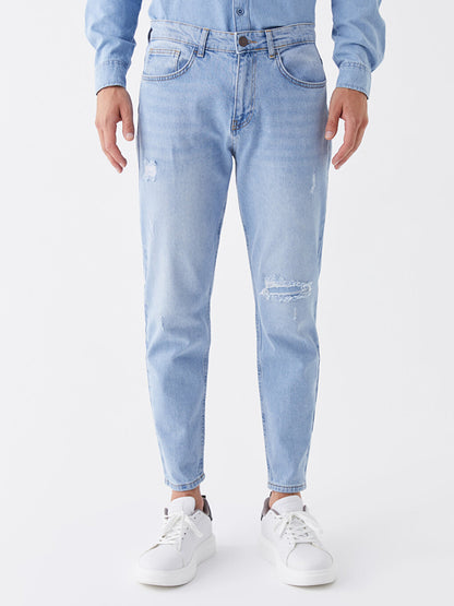 730 Carrot Pattern Men's Jean Trousers