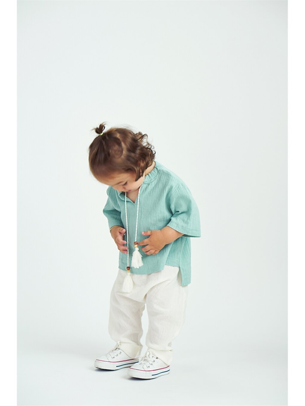 Tie Collar Baby Boy Shirt and Trousers