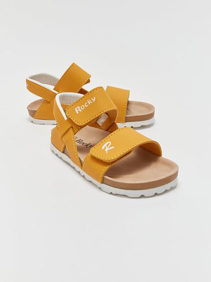 Printed Velcro Unisex Sandals