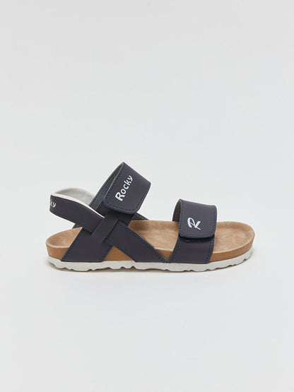 Printed Velcro Unisex Sandals