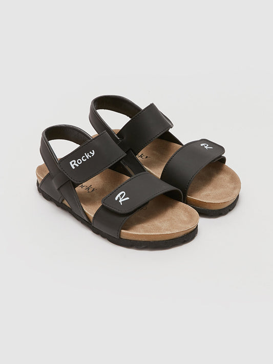 Printed Velcro Unisex Sandals