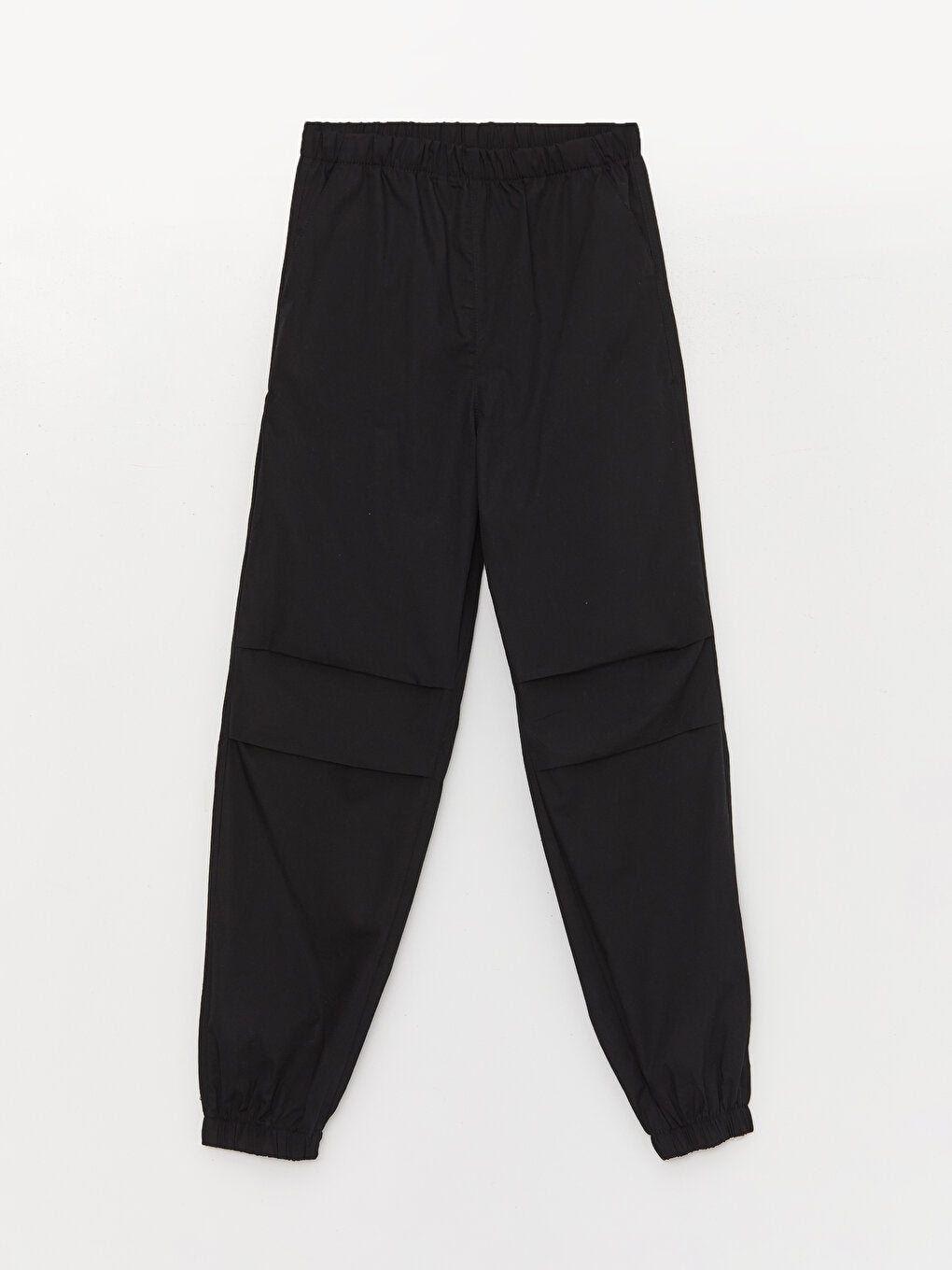 Basic Girl's Trousers with Elastic Waist