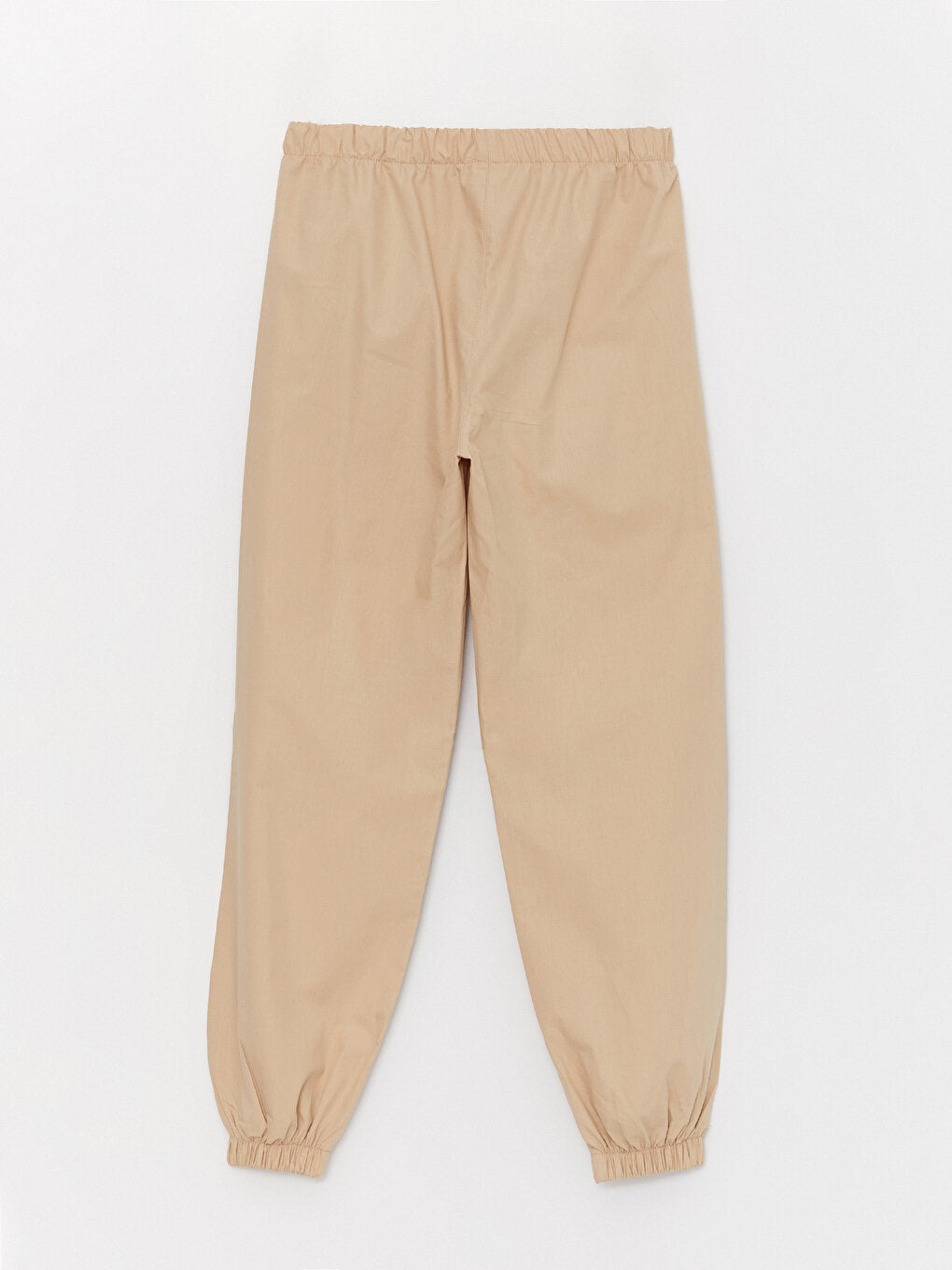 Basic Girl's Trousers with Elastic Waist