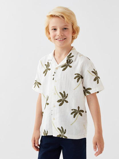 Comfortable Patterned Boy's Shirt