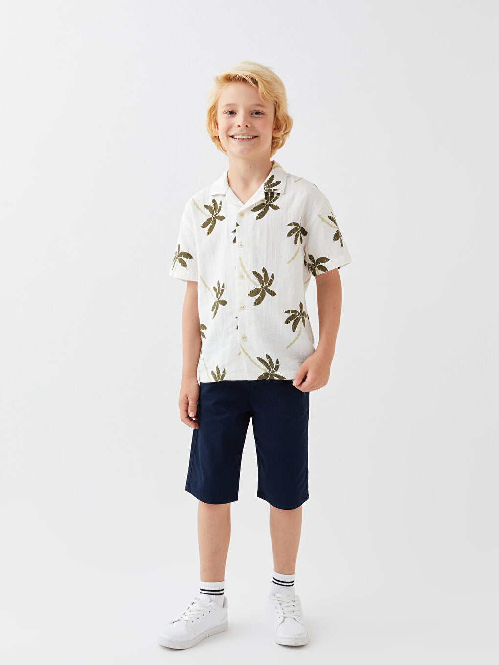 Comfortable Patterned Boy's Shirt