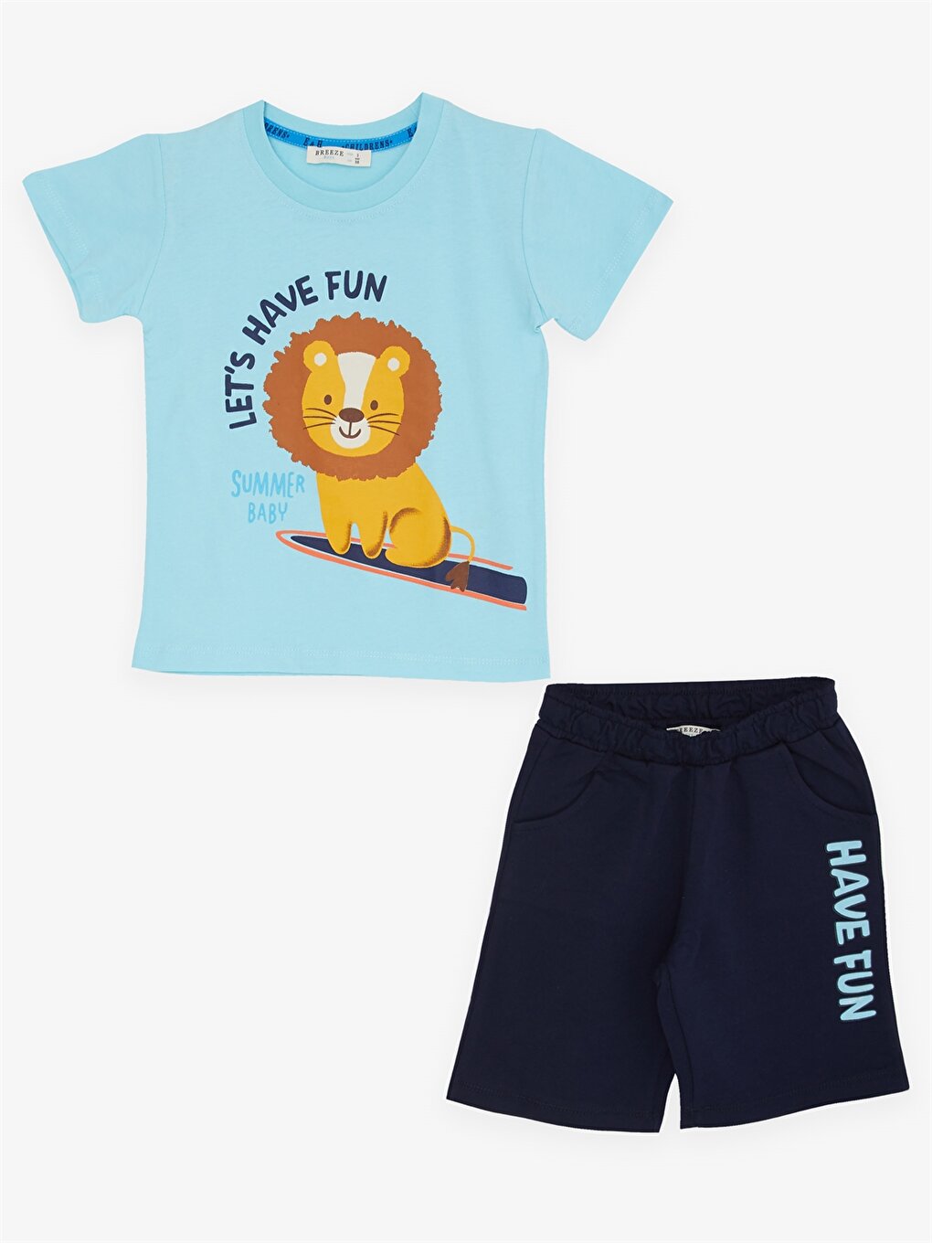 Printed Baby Boy T-Shirt and Shorts