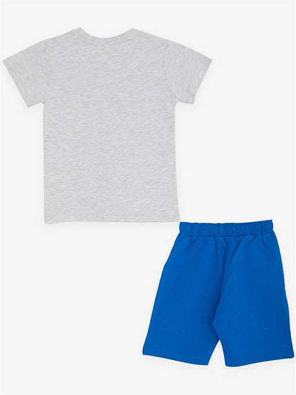 Printed Baby Boy T-Shirt and Shorts