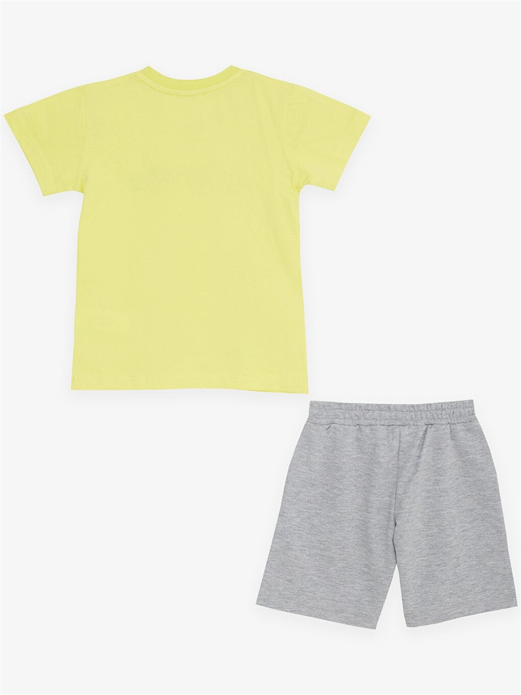 Crew Neck Printed Baby Boy T-Shirt and Shorts Set of 2