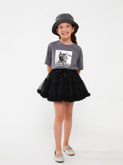 Girl's Tutu Skirt with Elastic Waist