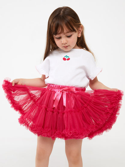 Girls' Tutu Skirt with Elastic Waist