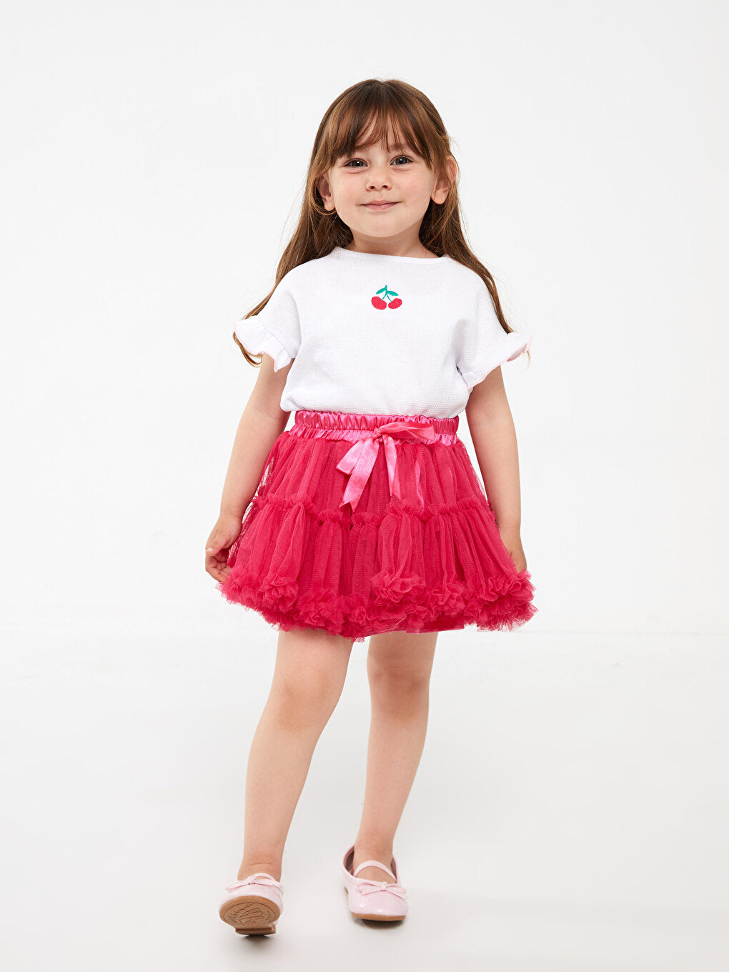 Girls' Tutu Skirt with Elastic Waist