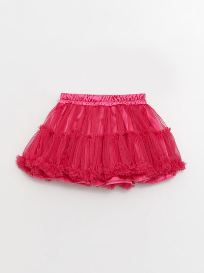 Girls' Tutu Skirt with Elastic Waist