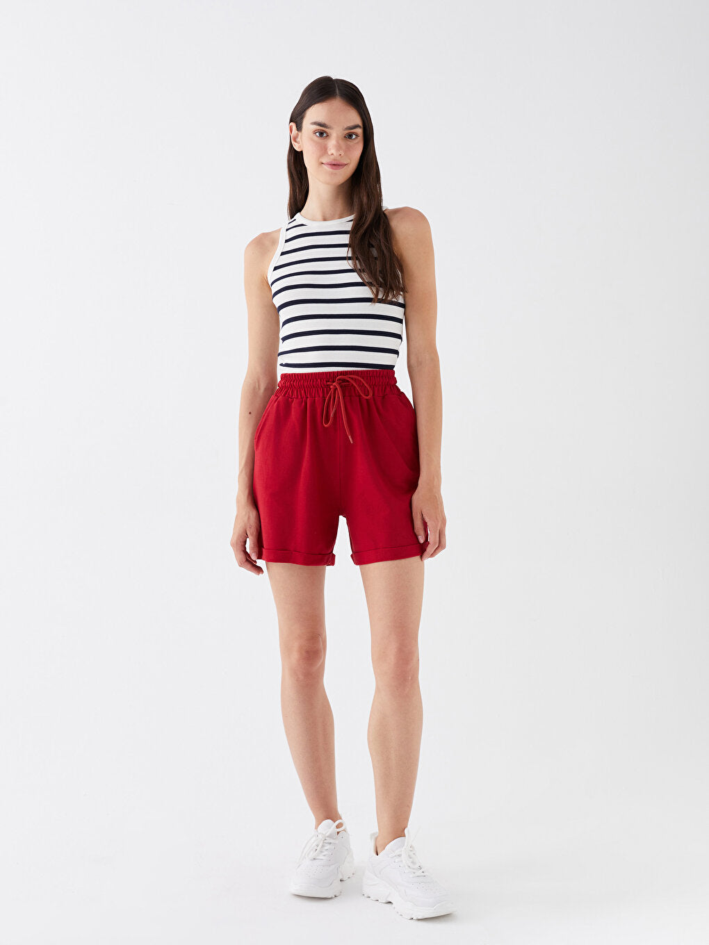 Women's Shorts with Elastic Waist