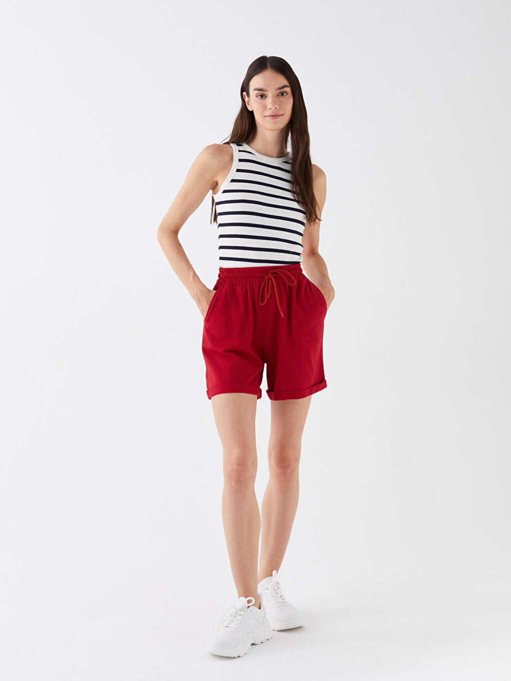 Women's Shorts with Elastic Waist