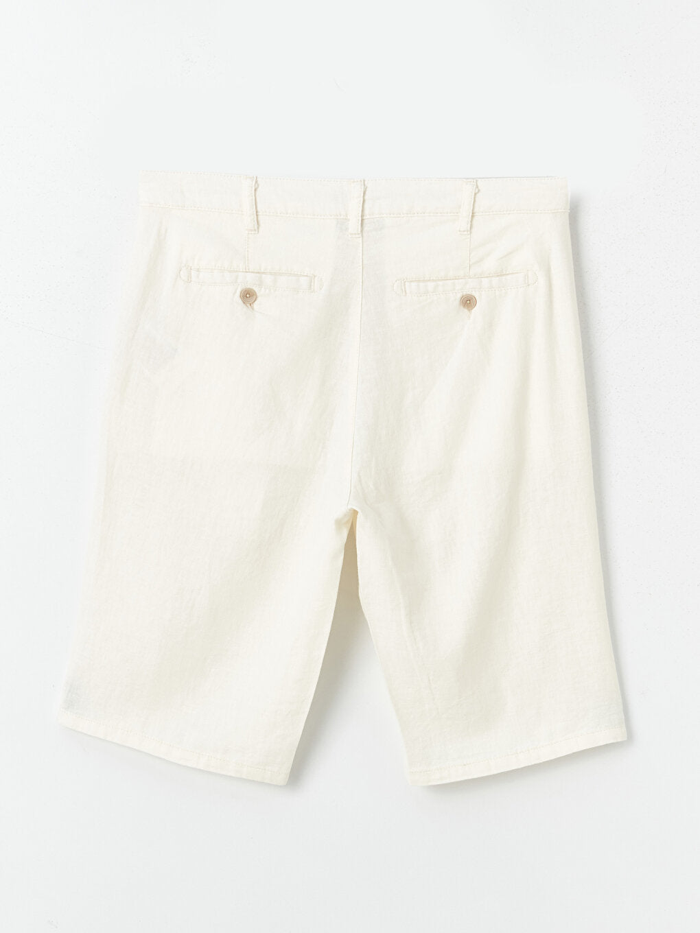 Standard Fit Linen Blend Men's Shorts