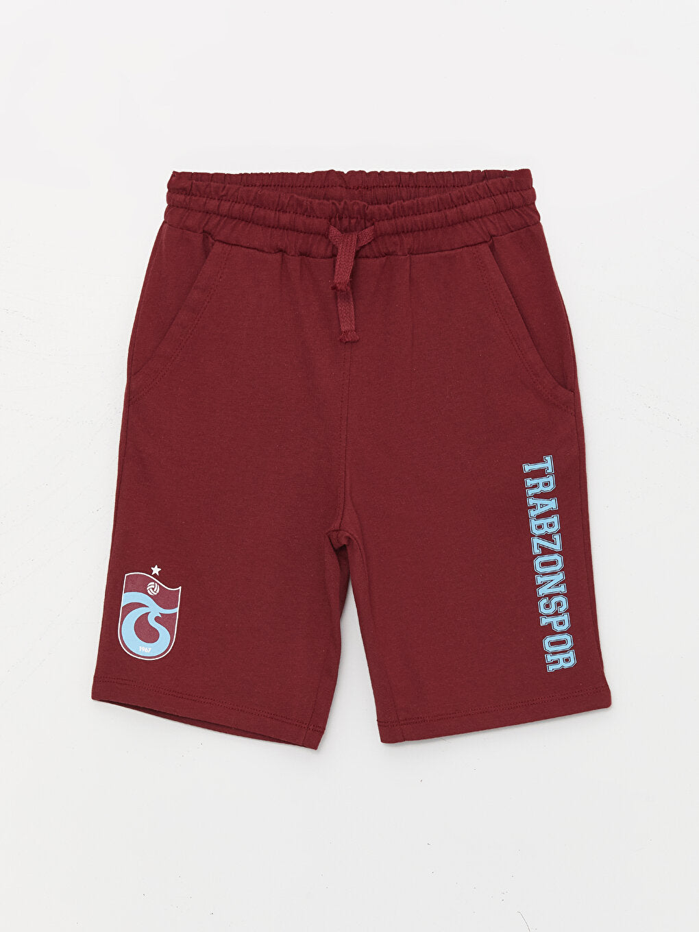 Trabzonspor Printed Boys' Shorts with Elastic Waist