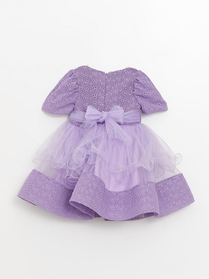 Crew Neck Girl's Tutu Dress