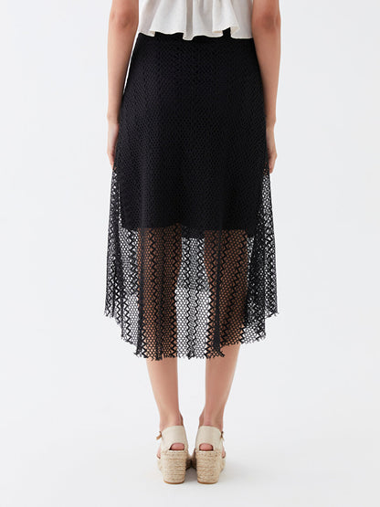 Rope Detailed Women's Skirt