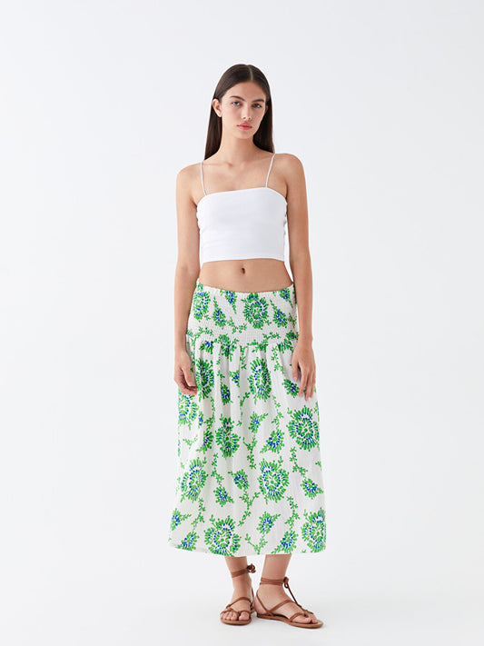 Patterned Women's Skirt