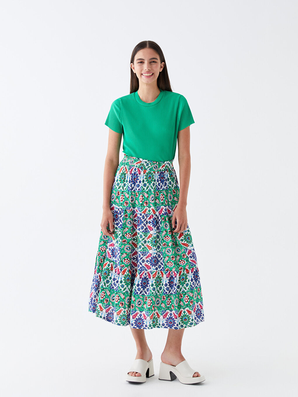 Patterned Women's Skirt