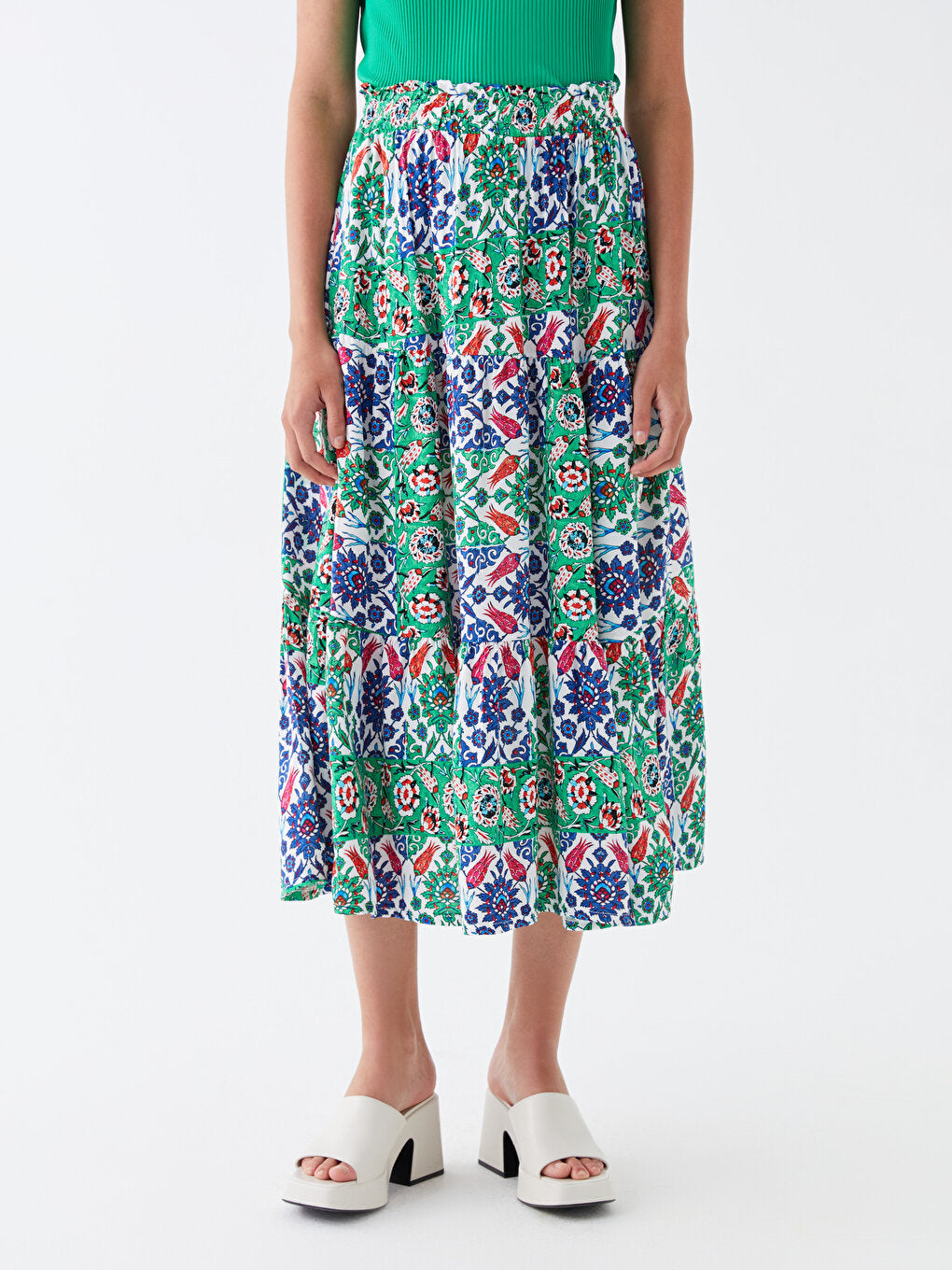 Patterned Women's Skirt