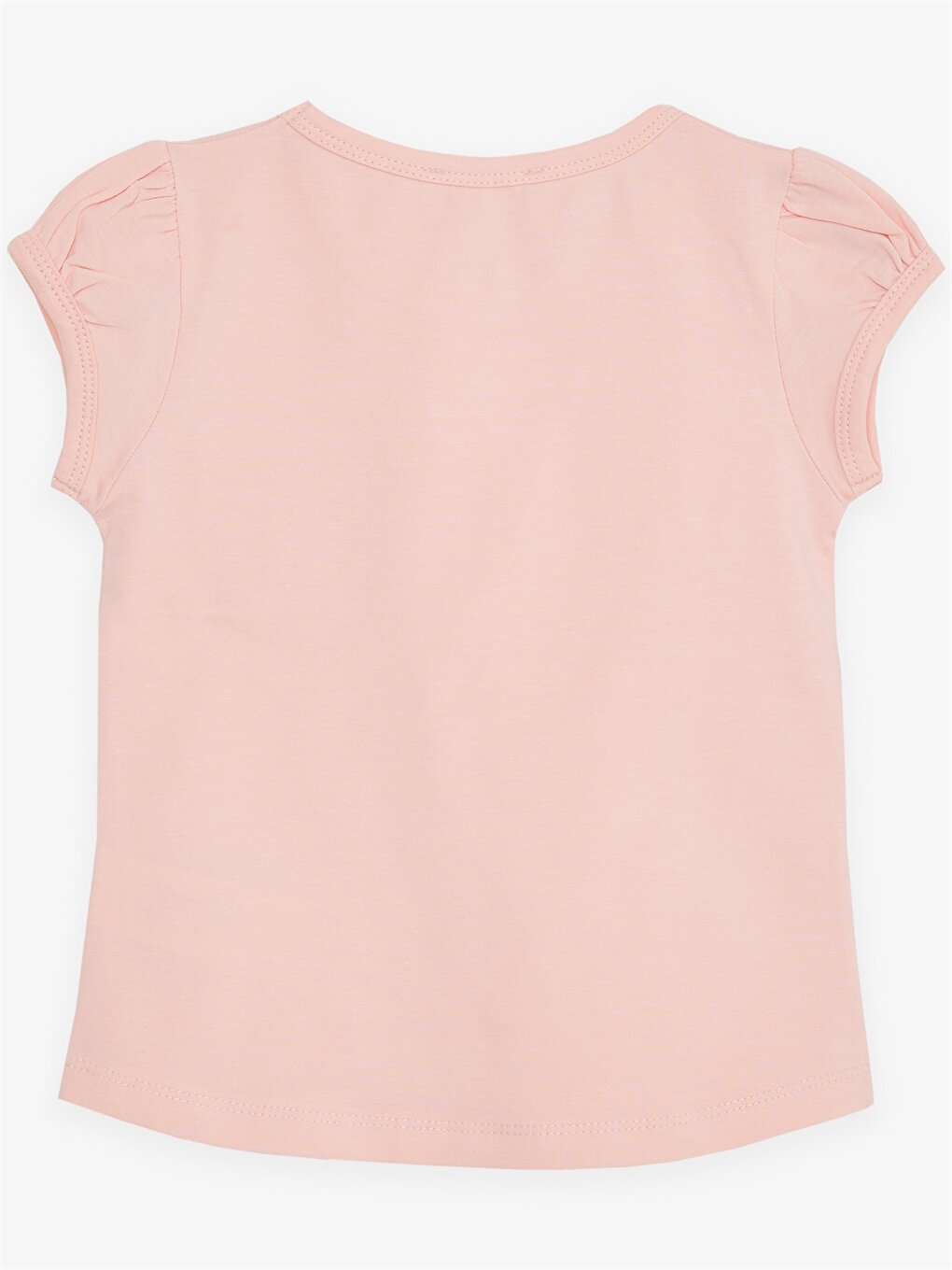 Crew Neck Short Sleeve Girls' T-Shirt