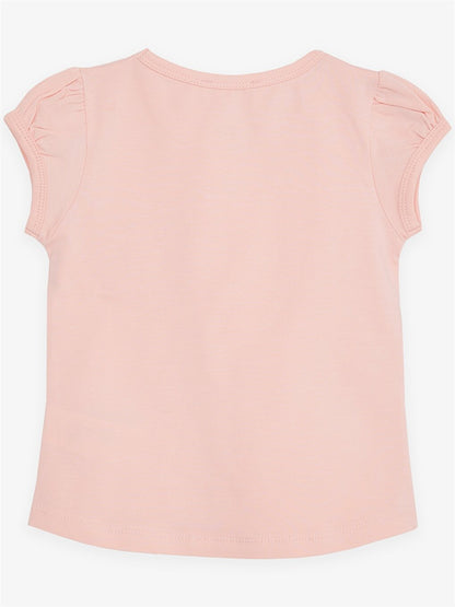 Crew Neck Short Sleeve Girls' T-Shirt