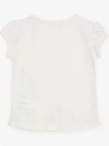 Crew Neck Short Sleeve Girls' T-Shirt