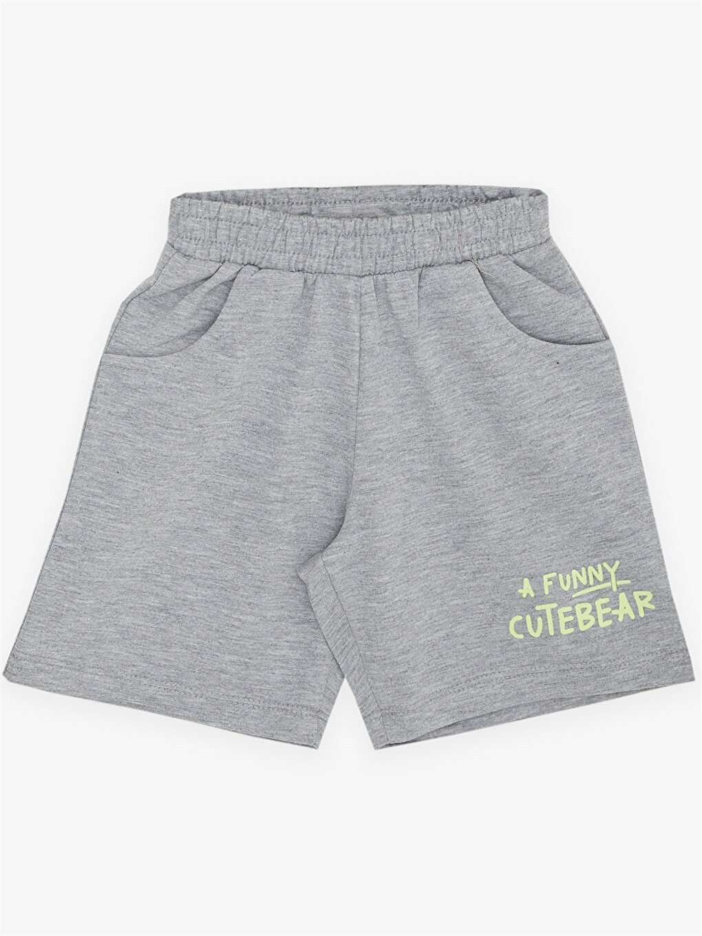 Crew Neck Printed Baby Boy T-Shirt and Shorts 2-Piece Set