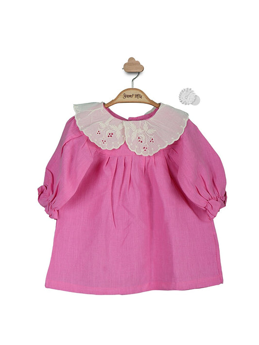 Baby Collar Girl's Dress and Buckle