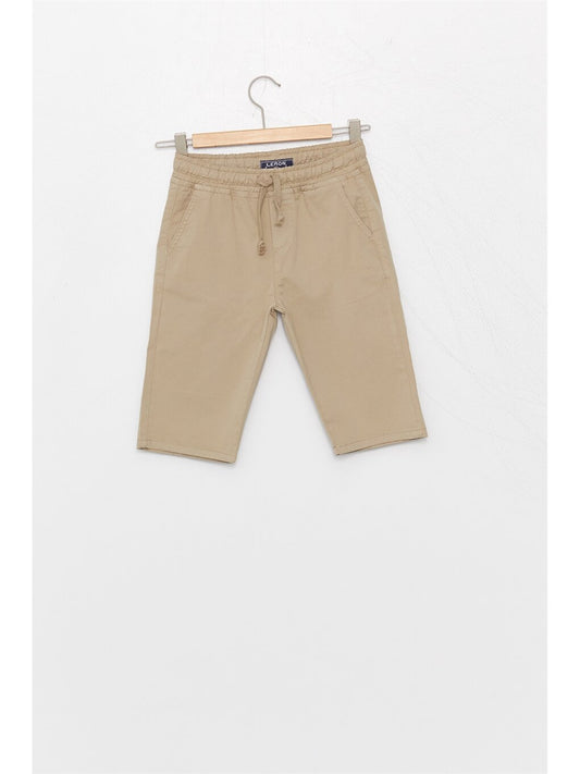 Basic Boys' Shorts with Elastic Waist