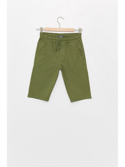 Basic Boys' Shorts with Elastic Waist