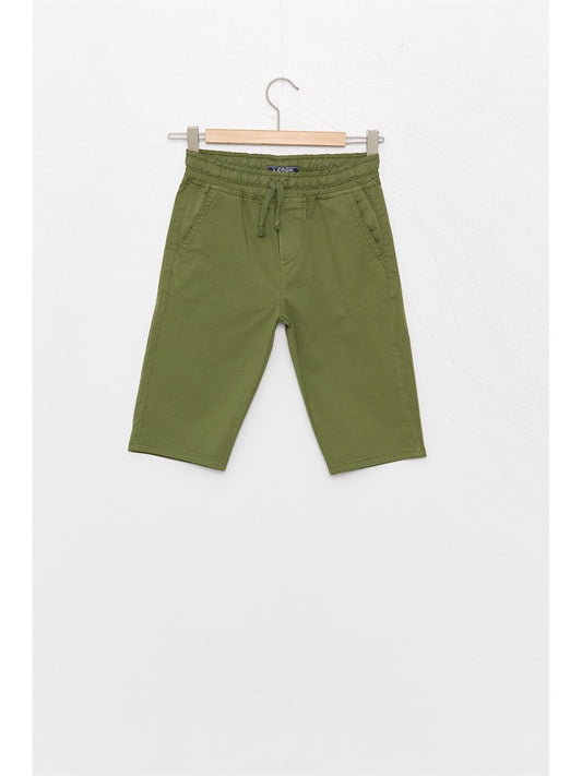 Basic Boys' Shorts with Elastic Waist