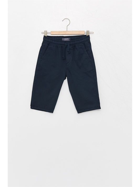 Basic Boys' Shorts with Elastic Waist