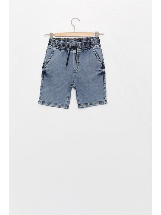 Basic Boys' Shorts with Elastic Waist